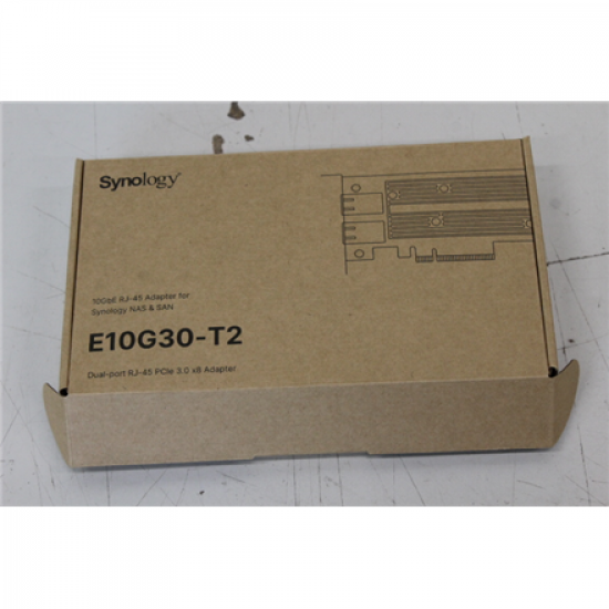 SALE OUT. Synology E10G30-T2 Dual-port 10GbE 10GBASE-T add-in card | SALE OUT. Synology Dual-port 10GbE 10GBASE-T add-in card | E10G30-T2 | DEMO | PCIe 3.0 x8