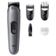 Braun 4-in-1 Grooming Kit | All-in-One Series 3 AIO3500 | Cordless | Number of length steps 14 | Black