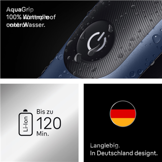 Braun 11in1 Grooming Kit | All-in-One Series 7 AIO7540 | Cordless | Number of length steps 14 | Black/Blue