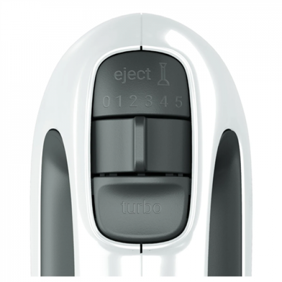 TEFAL | Hand mixer | HT460138 Prep'Mix | 500 W | Hand Mixer | Number of speeds 5 | Turbo mode | White/Grey