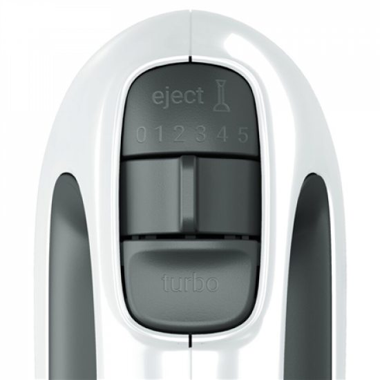 TEFAL | Hand mixer | HT460138 Prep'Mix | 500 W | Hand Mixer | Number of speeds 5 | Turbo mode | White/Grey