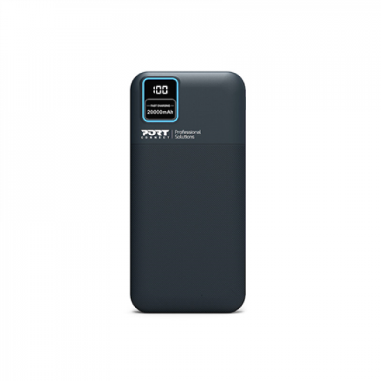 PORT CONNECT External USB-C battery | 20000 mAh | Blue