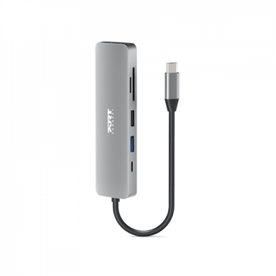 PORT CONNECT | Mobile docking station 1 X 4K USB-C 5 devices, 100W