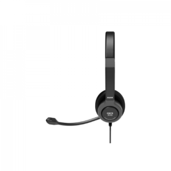 PORT CONNECT | Stereo USB Headphone PRO ON'R 300 | Wired | On-ear | Noise canceling | Black