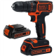 BLACK & DECKER Cordless Drill | BDCDC18B-QW | 18 V | 2x 1.5 Ah | Li-Ion