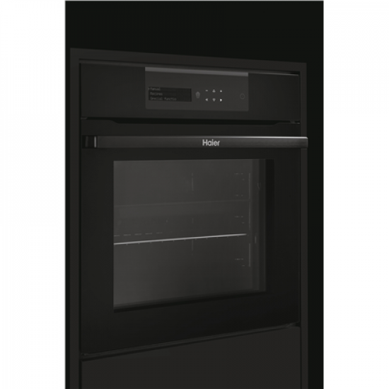 Haier Oven | HWO60SM2B9BH | 70 L | Electric | Pyrolytic/Hydrolytic | Touch | Height 59.5 cm | Width 59.5 cm | Black