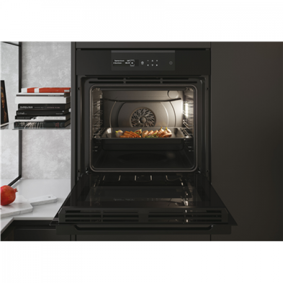 Haier Oven | HWO60SM2B9BH | 70 L | Electric | Pyrolytic/Hydrolytic | Touch | Height 59.5 cm | Width 59.5 cm | Black