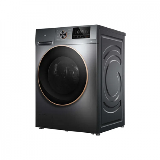 TCL Washing machine with dryer | CP1012SA0 | Energy efficiency class A/E | Front loading | Washing capacity 10 kg | 1200 RPM | Depth 63 cm | Width 60 cm | Display | LED | Drying system | Drying capacity 6 kg | Steam function