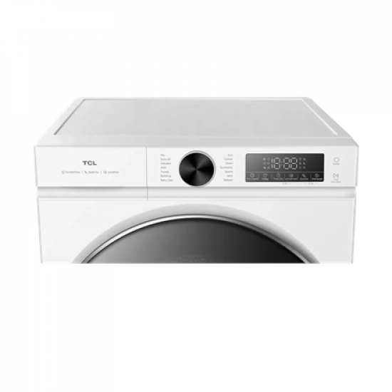 Dryer Machine | DP0844WE0 | TCL Front loading | Energy efficiency class E | 8 kg | LED | Heat pump | Depth 59.3 cm | White