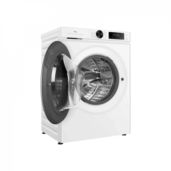 TCL Washing machine | FP0944WA0 | Energy efficiency class A | Front loading | Washing capacity 9 kg | 1400 RPM | Depth 56 cm | Width 60 cm | Display | LED | Steam function | White