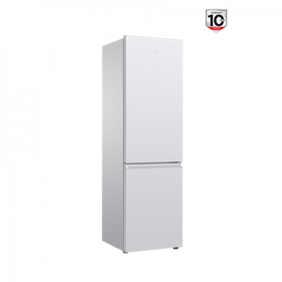 TCL Refrigerator | RF260BWE0 | Energy efficiency class E | Free standing | Combi | Height 182.3 cm | Fridge net capacity 187 L | Freezer net capacity 73 L | 40 dB | White