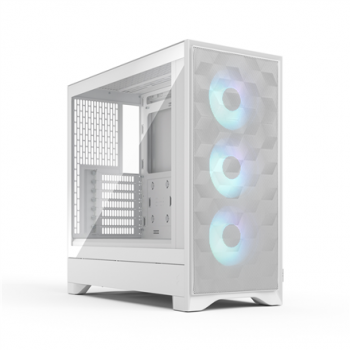 Fractal Design Case | Pop 2 Air | White TG RGB | ATX | Power supply included No