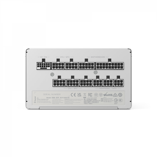 Fractal Design Power Supply, White | Ion 3 Gold | 1000 W