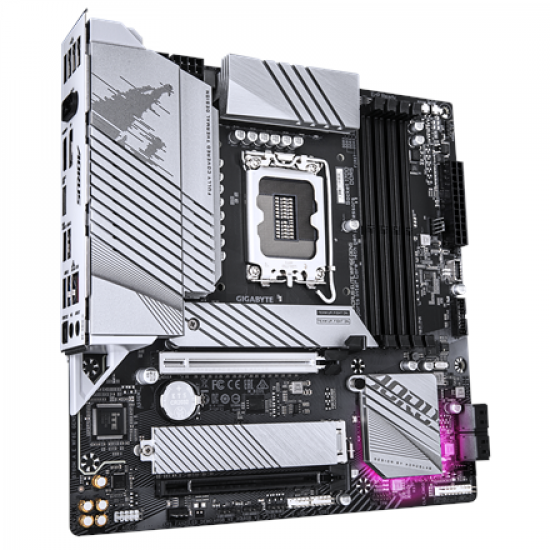 Gigabyte B760M AORUS ELITE WIFI6E GEN5 | Processor family Intel | Processor socket LGA1700 | DDR5 | Supported hard disk drive interfaces M.2, SATA | Number of SATA connectors 4