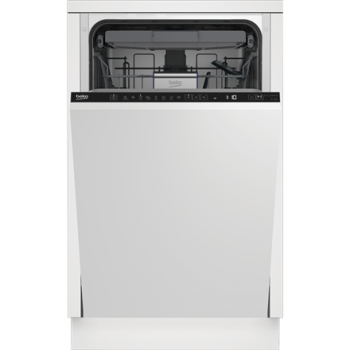 BEKO Dishwasher | DIS46120 | Built-in | Width 45 cm | Number of place settings 11 | Number of programs 6 | Energy efficiency class E | Display | White