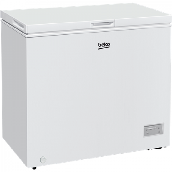 BEKO Freezer | CF200EWN | Energy efficiency class E | Chest | Free standing | Height 84.5 cm | Total net capacity 198 L | White