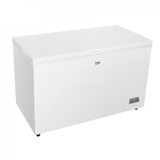 BEKO Freezer | CF380EWN | Energy efficiency class E | Chest | Free standing | Height 85 cm | Total net capacity 371 L | White