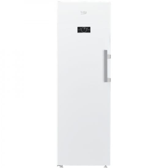 BEKO Freezer | B5RMFNE314W | Energy efficiency class E | Upright | Free standing | Height 186.5 cm | Total net capacity 286 L | No Frost system | Display | White