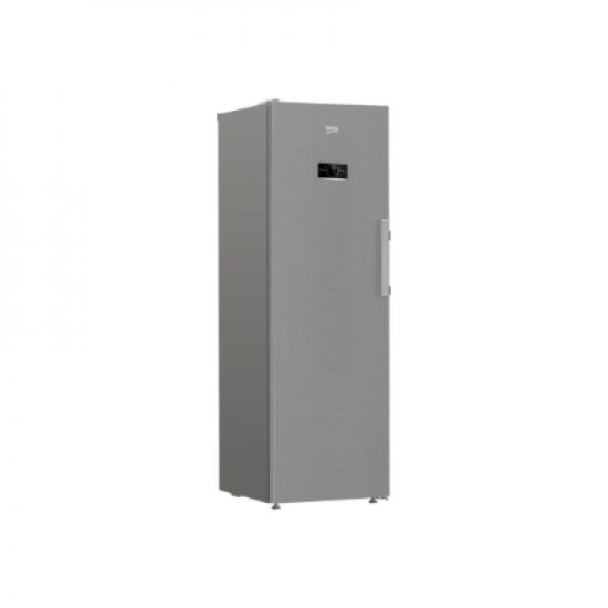 BEKO Freezer | B5RMFNE314X | Energy efficiency class E | Upright | Free standing | Height 186.5 cm | Total net capacity 286 L | No Frost system | Grey