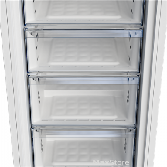BEKO Freezer | B5RFNE274W | Energy efficiency class E | Upright | Free standing | Height 151.5 cm | Total net capacity 220 L | No Frost system | White