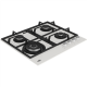 BEKO Hob | HILW64225SW | Gas | Number of burners/cooking zones 4 | Knob | White