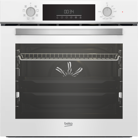 BEKO Oven | BBIM14300WMS | 72 L | Electric | Catalytic | Mechanical control | Steam function | Height 59.5 cm | Width 59.4 cm | White
