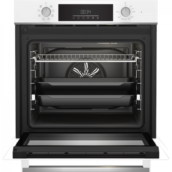 BEKO Oven | BBIM14300WMS | 72 L | Electric | Catalytic | Mechanical control | Steam function | Height 59.5 cm | Width 59.4 cm | White