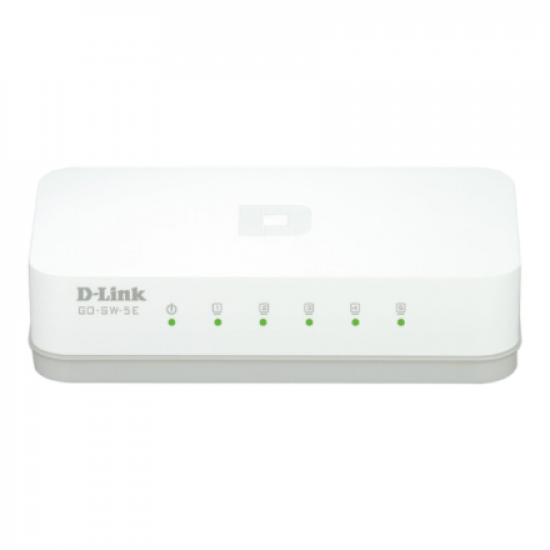 D-Link | 5-Port Fast Ethernet Easy Desktop Switch | GO-SW-5E/E
