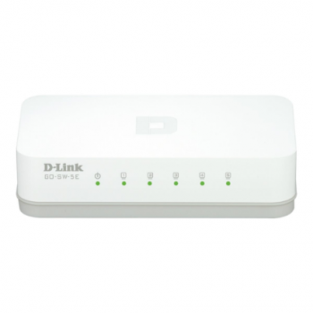 D-Link | 5-Port Fast Ethernet Easy Desktop Switch | GO-SW-5E/E