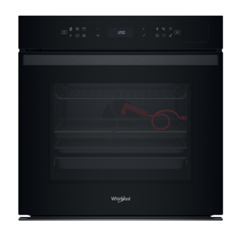 Whirlpool Oven | WOI6A8FPT1SBA | 73 L | Electric | Pyrolytic/Hydrolytic | Electronic | Steam function | Height 59.7 cm | Width 59.5 cm | Black