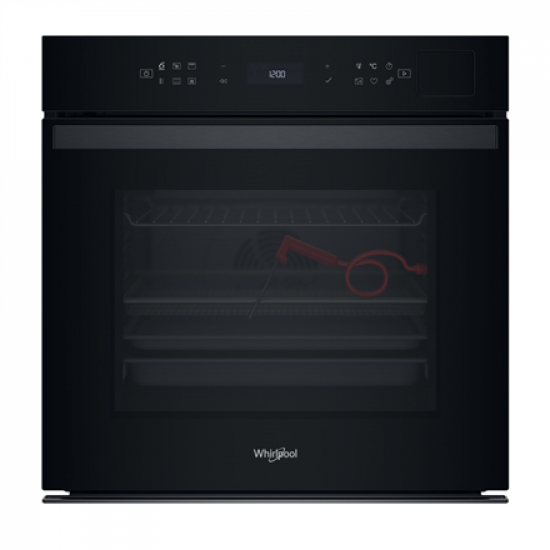 Whirlpool Oven | WOI6A8FPT1SBA | 73 L | Electric | Pyrolytic/Hydrolytic | Electronic | Steam function | Height 59.7 cm | Width 59.5 cm | Black