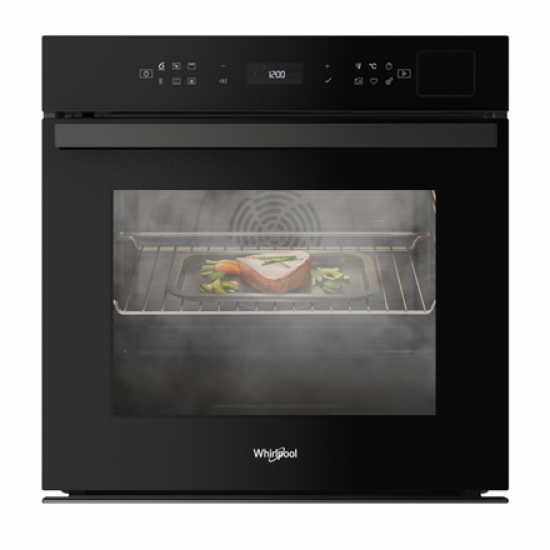 Whirlpool Oven | WOI6A8FPT1SBA | 73 L | Electric | Pyrolytic/Hydrolytic | Electronic | Steam function | Height 59.7 cm | Width 59.5 cm | Black