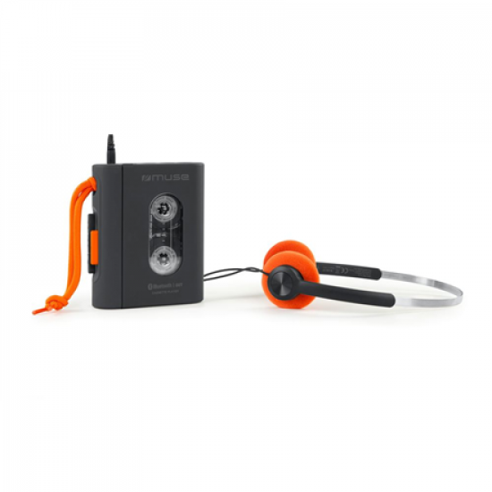 Muse | Portable Cassette Player With Headphones | M-136 WM | Bluetooth | USB connectivity