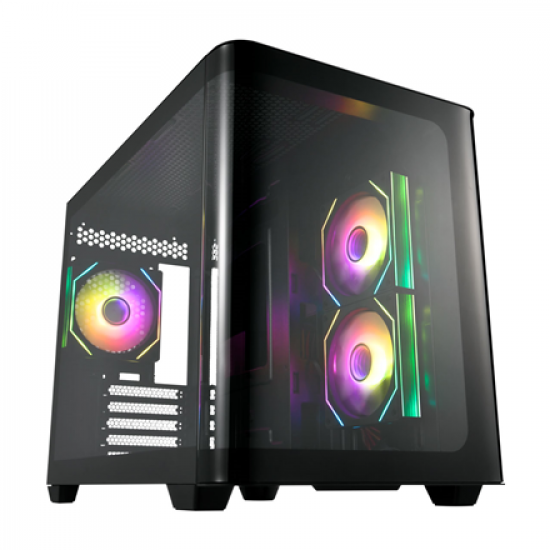 FSP Case | S380 | Black | Mid Tower | Power supply included No