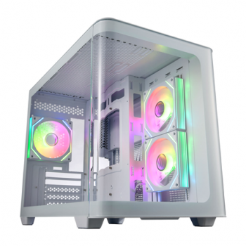 FSP Case | S380 | White | Mid Tower | Power supply included No
