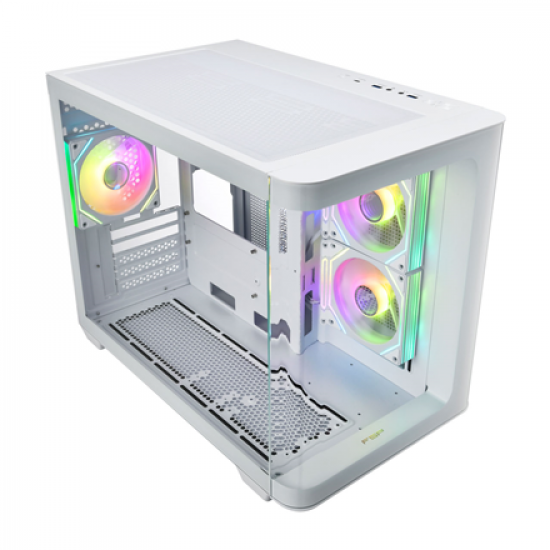 FSP Case | S380 | White | Mid Tower | Power supply included No