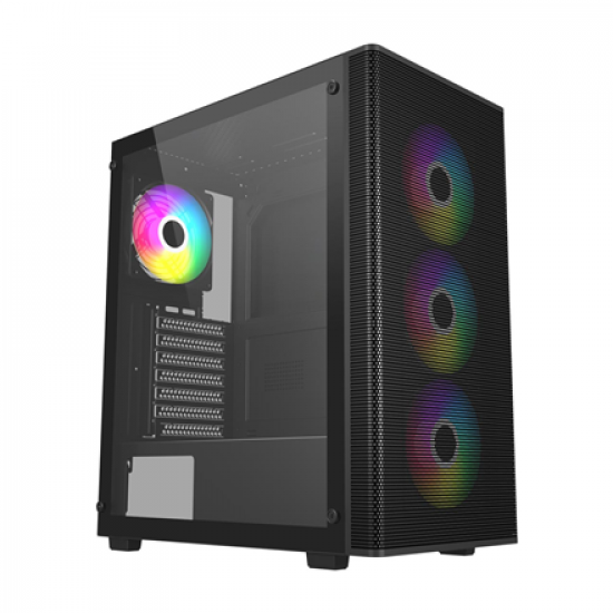 FSP Case | M220-BA | Black | Mid Tower | Power supply included No