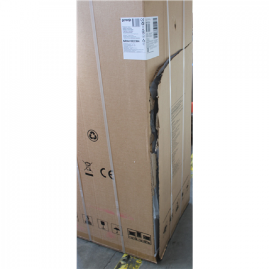 SALE OUT. Gorenje NRK418ECW4 Refrigerator, E, Free standing, Bottom freezer, Height 182 cm, Net Fridge 171 L, Net Freezer 85 L, White | Gorenje Refrigerator | NRK418ECW4 | Energy efficiency class E | Free standing | Combi | Height 182.4 cm | No Frost syst