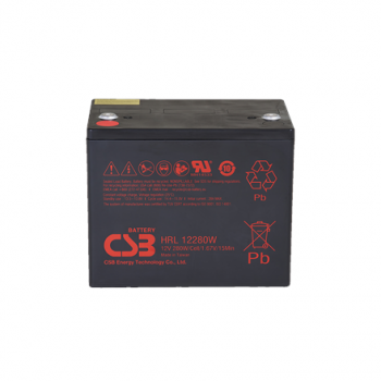 CSB Battery Battery 12V 6Ah 25W Pb F2 | HRL1225W