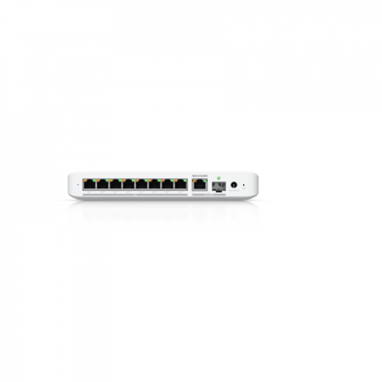 Ubiquiti Flexible, 8-port 2.5 GbE PoE++ switch with a 10 GbE RJ45/SFP+ combination uplink port | USW-Flex-2.5G-8-PoE | Managed | Wall-mountable/Desktop