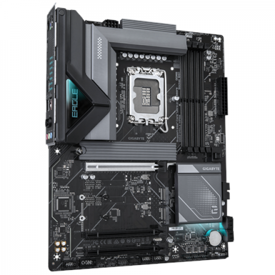 Gigabyte B860 EAGLE WIFI6E | Processor family Intel | Processor socket LGA1851 | DDR5 | Supported hard disk drive interfaces SATA, M.2 | Number of SATA connectors 4