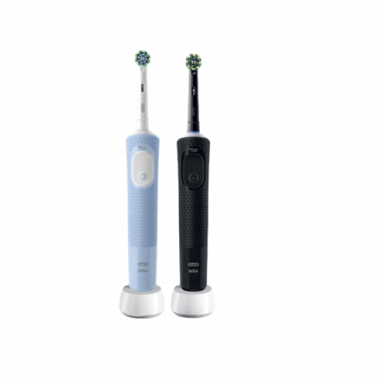 Oral-B Electric Toothbrushes | Vitality Pro Duo | Rechargeable | For adults | Number of brush heads included 2 | Number of teeth brushing modes 3 | Black/Blue White