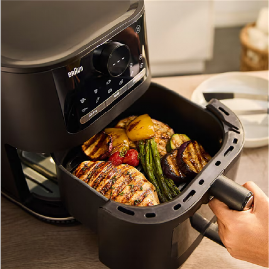 Braun Air Fryer 3in | MultiFry 5 HF5073 | Power 2000 W | Capacity 6 L | Black