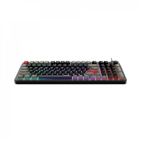 MSI FORGE GK110 US | Gaming keyboard | Wired | US | Black | USB 2.0 | Membrane