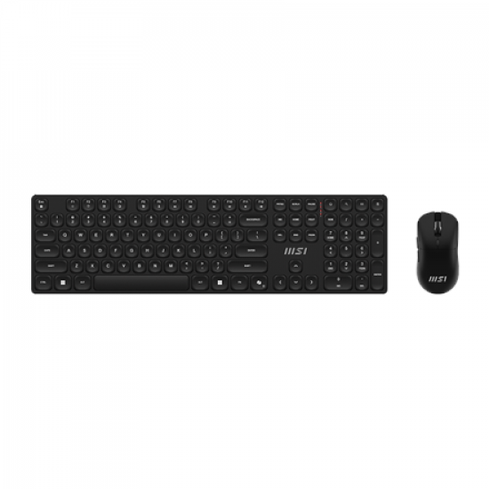 MSI FORGE K210 WIRELESS COMBO | Keyboard and Mouse Set | Wireless | Mouse included | US | Black | Scissor