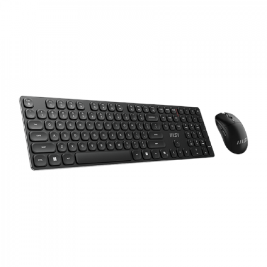 MSI FORGE K210 WIRELESS COMBO | Keyboard and Mouse Set | Wireless | Mouse included | US | Black | Scissor