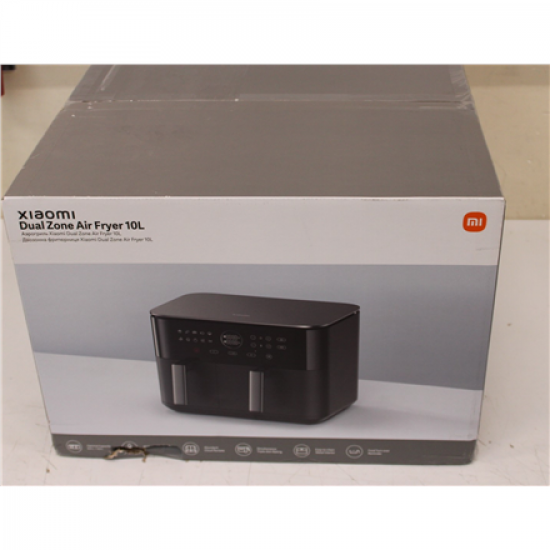 SALE OUT. Xiaomi Dual Zone Air Fryer EU | Power 2700 W | Capacity 10 L | Black | DAMAGED PACKAGING