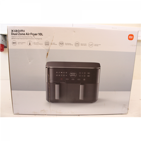 SALE OUT. Xiaomi Dual Zone Air Fryer EU | Power 2700 W | Capacity 10 L | Black | DAMAGED PACKAGING