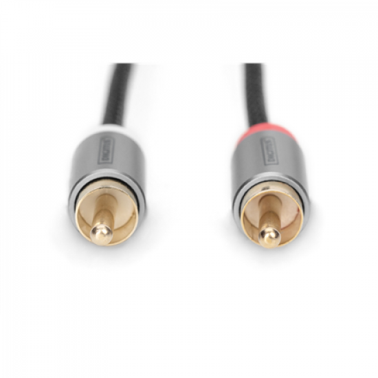 Digitus Audio adapter cable, 3.5 mm stereo jack to RCA | DB-510330-010-S
