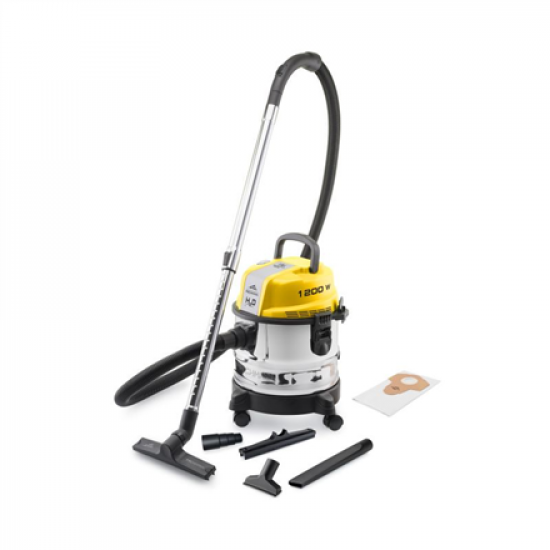 Vacuum Cleaner | Fachmann 4211 90000 | ETA Bag/Bagless | Power 1200 W | Wet suction | Black/Yellow | Dust capacity 15 L